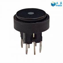 Blue LED 12mm Cap Circle 12V 50mA Momentary Tact Push Button Switch