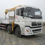 Dongfeng 6x2 telescopic boom truck mounted crane