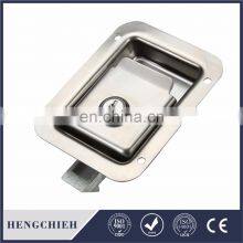 MS858A Silver Mirror-polished 304 Stainless Steel or Steel Special Vehicle/Truck Toolbox Panel Paddle Locks thumbnail-2