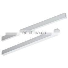 Modern Office Hotel Indoor Aluminum Smd Hanging 3000k 4000k 5000k 20w 40w Led Linear Lamp thumbnail-2