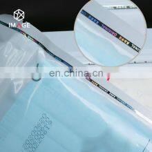 Own Text Printed Single Sided Adhesive Holographic Tear Tape for Packaging Bag thumbnail-3