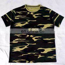 Best Selling Great Shaped Army Camo T Shirt For Men Custom Printing Camouflage T Shirt thumbnail-1