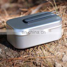 Custom Aluminum Lunch Box Travel Camping Picnic Dinner Picnic Lunch Box Pot thumbnail-3