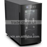 FUXIN:JC-23CRFW,Semiconductor Table Fridge With 8 Bottles/Glass Door Wine Cooler/Freezers. thumbnail-1
