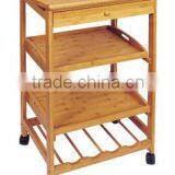 Bamboo Kitchen Trolley HY-J002 thumbnail-1