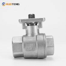 [RUOTENG] ISO 2PC Casting Stainless Steel High Platform Ball Valve thumbnail-3