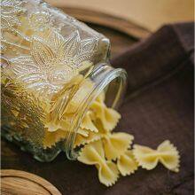 Square Glass Jar, 25 oz Vintage Glass Jar With a Lid, Glass Food Storage Container, Suitable for Ground Coffee, Tea thumbnail-3