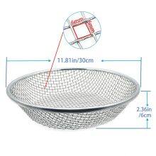 Coarse Sieve for Soil Compost Separator Sifter Stainless Steel Crimped Wire Mesh Welding Bending 30cm Diameter Durable Gardening thumbnail-2