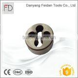 High Carbon Steel Round Threading Die M12x1.75 Pitch