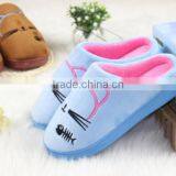 Cat Print Comfortable Quiet Warm Cartoon Indoor Slipper for Women Cute Winter Slippers thumbnail-2