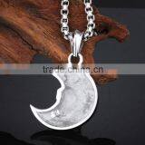 2015 Stainless Steel Moon Necklace thumbnail-2