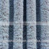 best selling grey rabbit fur fabric