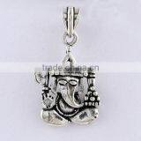 Plain Silver Oxidized Lord Ganesh Silver Pendant, 925 Silver Jewellery, Sterling Silver Jewellery thumbnail-2