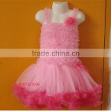 wholesales Children's fashion dress,popular two piece outfits skirts for girl, wholesale lacy children long pettiskirts
