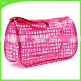 Travel Plaid Washing Bag PVC Transparent Cosmetic Bag With Handle Supplier's Choice thumbnail-1