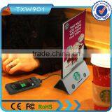 New Products 2016 for Coffee Shop ,restaurant Menu Power Bank for Blackberry Menu Holder Power Bank