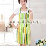 Wholesale Kitchen Accessories Printed Cotton Stripe Design Kitchen Apron thumbnail-3