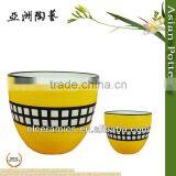 Painting Designs Ceramic Flower Pot thumbnail-1