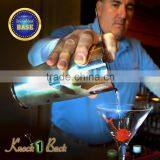 Personalised Premium Home Bar Stainless Steel Spiral Line Cocktail Shaker thumbnail-2