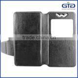 [GGIT] for Smartphone Push-and-Pull Universial Leather Cover Case thumbnail-6