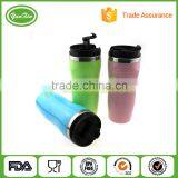 2016 Eco-Friendly Promotional Double Wall Travel Mug With Leakproof Design Lid thumbnail-3