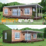 Prefabricated Luxury Container House Prices, Modern Living House 2 Units 40ft Prefab Shipping Container House for Sale thumbnail-2