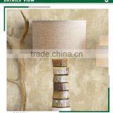 clearance printing vinyl wallpaper, brown neat plain wallcovering for masculine room , environmental wall sticker price