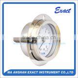 All Stainless Steel Rear Mount Pressure Gauge With Front Flange thumbnail-1