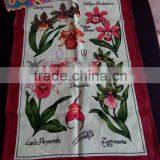 Kitchen Textile Printed Tea Towel for Home Decoration Linen Tea Towel for Promotion and Gift--beautiful Flower New Design thumbnail-6