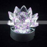 Meticulously Carved Colorful Home Decoration Crystal Lotus thumbnail-6
