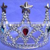 9cmx12cm LED Flashing Metallic Silver Star Plastic Tiaras and Crowns thumbnail-4