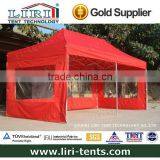 Liri Red Color Folding Canopy Gazebo Tent For Sale thumbnail-1