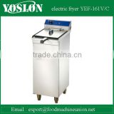 YEF-161VC 16L CE RoHS electric deep fryer Kitchen equipment deep fryer