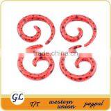 Fashion Acrylic Body Jewelry Ear Spirals thumbnail-1