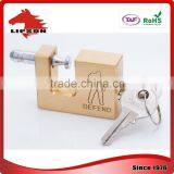 Industrial Mechinery Fancy Rectangular Brass Padlock thumbnail-1