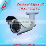 SONY Effio 960H 700tvl Waterproof IR Camera with Adjust focal length outside