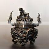 Handcrafted Buddhist Religious Items Dragon Incense Burner for Interior Decoration