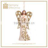 Decorative Home Decoration Angle Statue with Hollow Wings