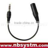 2.5mm Stereo Jack to 3.5mm Stereo Plug Headset Adapter Cable