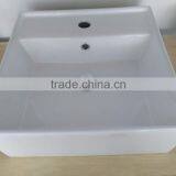 New Design Art Basin Ceramic Bathroom White Basin Square Shape New Design Single Hole Wash BasinYB003 thumbnail-3