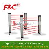 FGSM Series Light Curtain, Area Sensors, 20MM or 40MM Optic Axis Space, Axis Number Can Customize