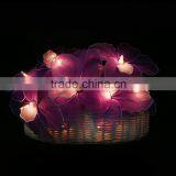 Hot Handmade Purple Orchid Design String Lights For Home Decoration Lighting, Holiday, Party, Wedding, Christmas,LED Available thumbnail-2