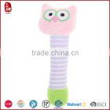 Cute Baby Toys for Promotion Gifts Soft Plush Stuffed Animal Design Baby Rattle Baby Toy thumbnail-2