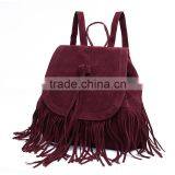 Women Casual Backpack Patent Leather Tassel Shoulder Bags Backpacks Girls' School Bag thumbnail-5