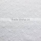 New Design Beautiful Flower 100% Cotton Embroidery Fabric for Dresses