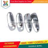 1993-1997 TOYOTA COROLLA 1997 ACCESSORIES 93 94 95 96 97 ABS CHROME DOOR HANDLE BOWL CAR ACCESSORIES