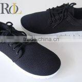 The shoes lady sneaker shoes 2016 active sports shoes black mesh woven fabric upper woman walking shoes