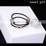 Popular Elastic Hair Bands Ties Ponytail Hair Holder Hair Rope Round Shape F20 thumbnail-2