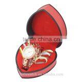 Sweet Gift Watch Case Red Heart Shap Watch Gift Set Watches Boxes Packaged With Six Colorful Changeable Bezals thumbnail-3
