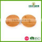 High Quality Bamboo Lid for Candle Jar With Silicone Ring Wholesale thumbnail-6